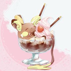 anime ice cream sundae