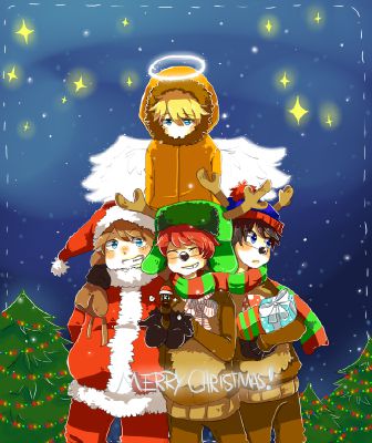 Snowy Mountain Hearts (South Park Boys X Reader)