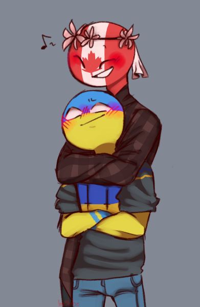 Ukraine x tall!Male!Reader *request*, Bitty!countryhumans x reader  oneshots