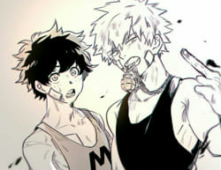 Welcome back (Y/N)! | Our little fox Bakugou x Male!reader x Deku