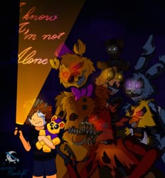 Mizuki- T-A - Nightmare Fredbear FNaF 4 fanart