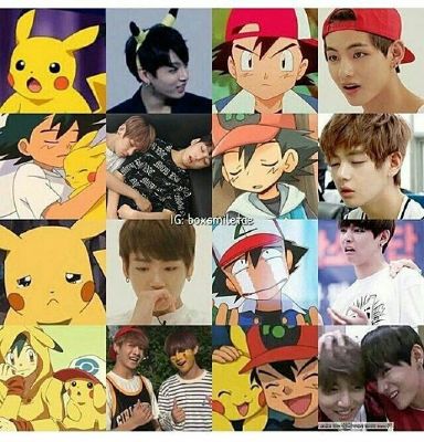 BTS como Pokemóns, Fanart