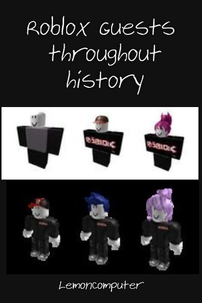 Roblox Guests - Evolution/Timeline