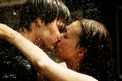 kiss me in the pouring rain