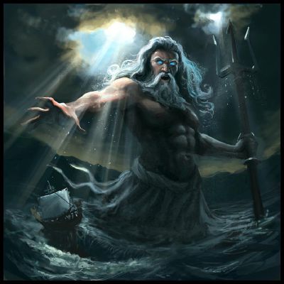 Poseidon • Zeus Enalios | Ragnarok anime, Personagens de anime, Anime