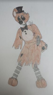 FNAF The Joy Of Creation (ignited Bonnie drawing)