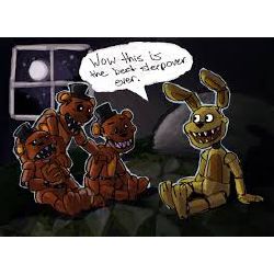 sleepover with FNAF 1 animatronics - Quiz