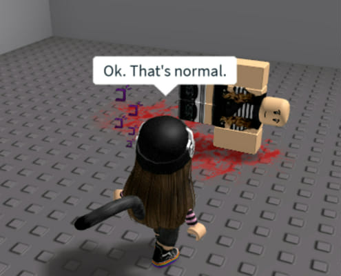 Danganronpa as cursed roblox memes