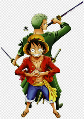 Check out this transparent One Piece Roronoa Zoro the Pirate