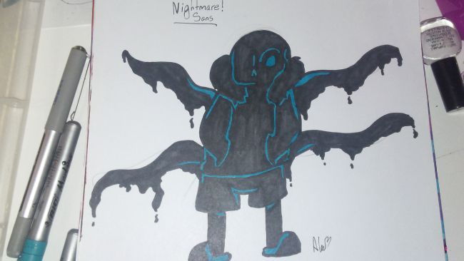 How To Draw Nightmare Sans