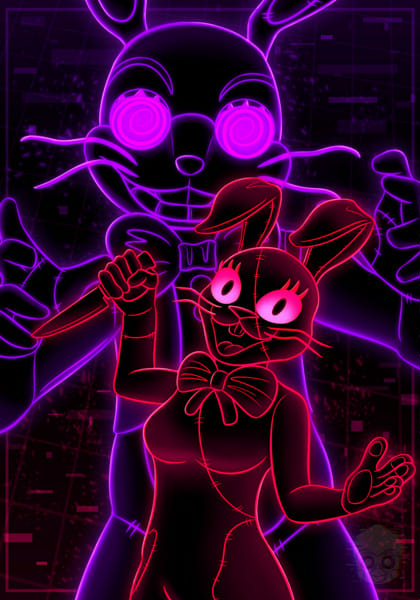 Guess the FNAF LORE QUIZ with Glamrock Bonnie and Glitchtrap 