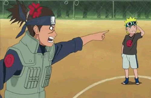 Correct me if I'm wrong but we never saw Iruka use any jutsu