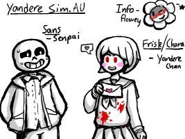 First day, The Text (Undertale X Yandere simulator)