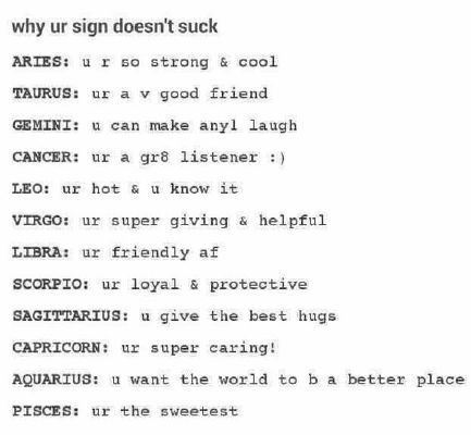 Why Your Sign Doesn t Suck Zodiac signs Quotev