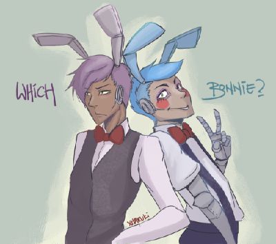 Good day to you (Human!Fnaf Bonnie x Reader)