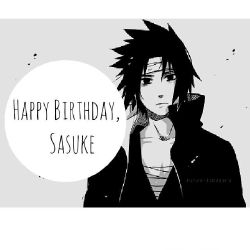 sasuke saying happy birthday