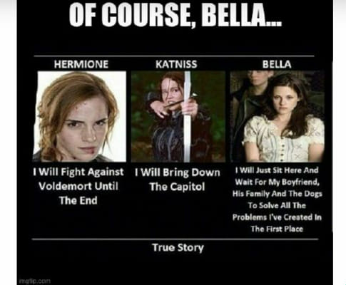 The difference between book characters | Random memes (Twilight, Harry  Potter, Hunger Games, Brooklyn 99, OUAT -Once Upon A Time) | Quotev