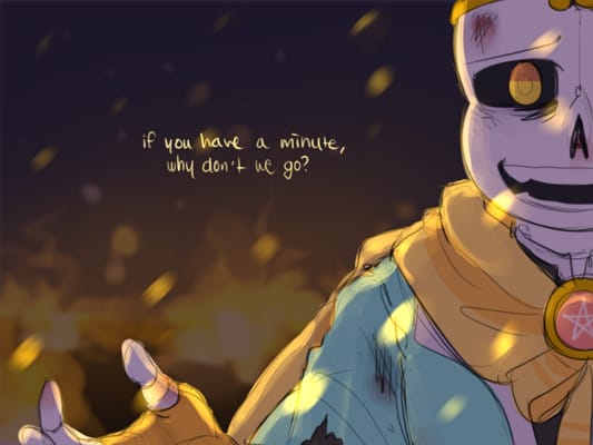 História I don't like to see you crying(Reaper sans x reader) - Um