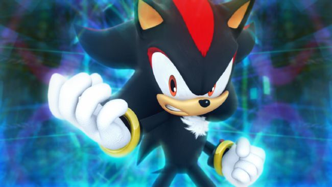 Shadow the hedgehog with chaos emerald