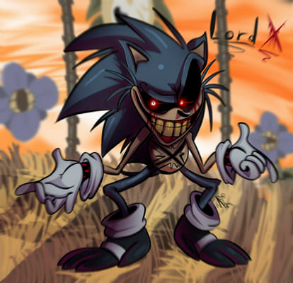 Lord X execution poses : r/SonicEXE