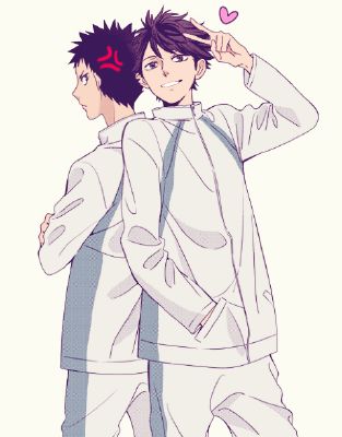 Kageyama x Male Reader x Hinata, Haikyuu various x Male reader one-shots