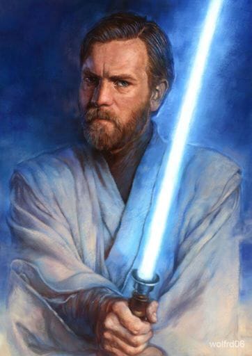 After Qui-Gon dies, Obi-Wan is pretty angry and pissed off at Darth Maul  and we can definitely see him fighting faster and more powerful. Is he in  that moment fueled with Dark