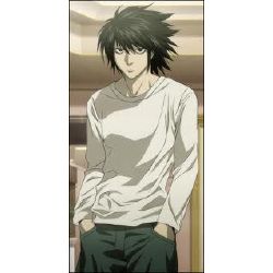 death note l standing