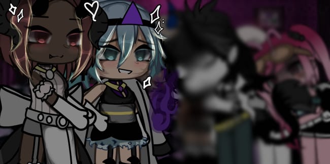 🖤Dark oc gacha club💜  Character outfits, Purple and black, Purple