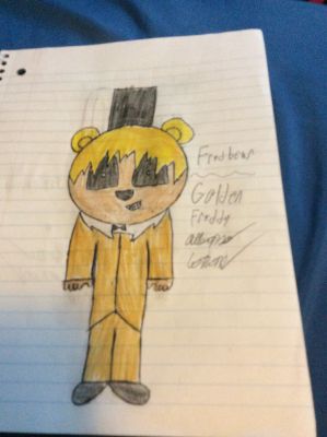 Edit) Golden Freddy and an Edit of how I think fredbear look from