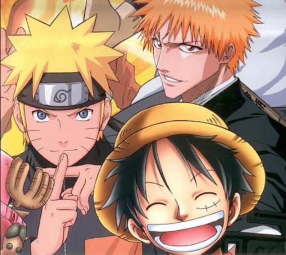 Naruto Goku Luffy and Ichigo Coloring by, the big three anime HD wallpaper  | Pxfuel