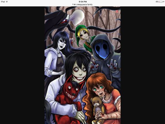 Creepypasta All Characters  Hardcover Journal by fantasmahappy