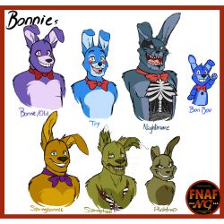 Marisol 🌤️ Comms Open on X: Bonnie the Bunny (Referenced from The Hidden  Nightmares by Smamuel on ) #FNAF  / X