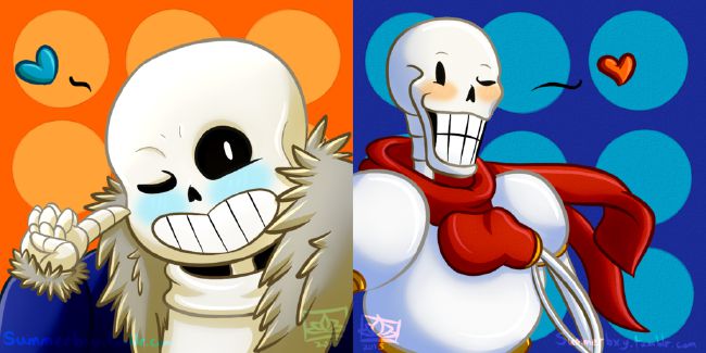 sans and Tha Great Papyrus! Hot Dog Quiz