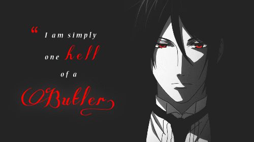 One Hell of a Butler: Black Butler anime