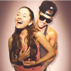 Justin Bieber Wrapping Arms Around Ariana Grande Making Her