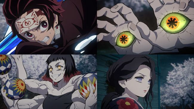 angry, face, Kimetsu no Yaiba, anime, blood, wounds, Kamado