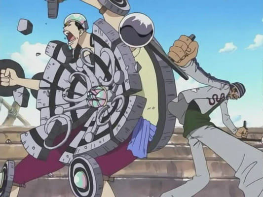 Luffy & Sanji vs Don Krieg & Gin