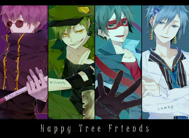 happy tree friends anime splendid x flippy