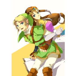 Link X Zelda Zelda X Link GIF - Link x zelda Zelda x link Clovenda