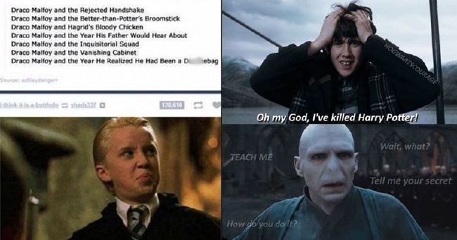 Harry potter memes draco memes killed me XDDDDDD