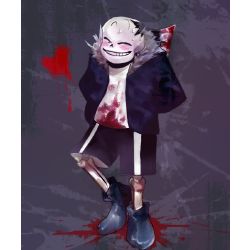 Horrortale!Sans x Freaked Out! Reader 