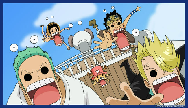 One Piece Film Gold - Luffy by SergiART on DeviantArt