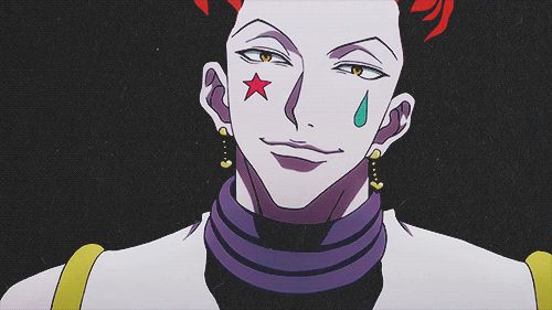 RainNoir, smiling, looking sideways, Hunter x Hunter, Hisoka