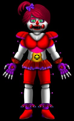 Fixed Nightmare Chica, My own Custom animatronic and inky designs 2.0