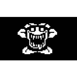 Creepy Flowey - Undertale - Sticker