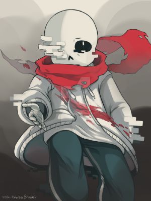 Sans undertale sans aftertale pixel art