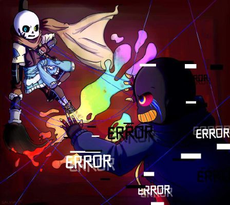 love like you (error sans x ink sans), Art, Drawing, Undertale Sans Au,  Sans Undertale