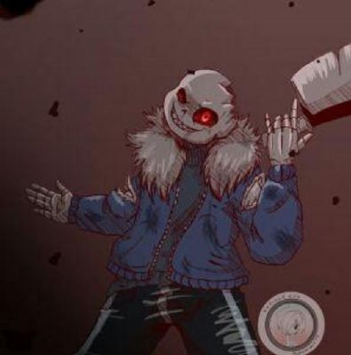 Sans fanart. It's scary but cool  Horrortale, Undertale, Horror sans