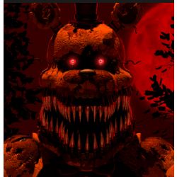 KritzZ on X: Here's nightmare fredbear without the red lighting and  backround. As you can see he has no legs poor guy. #fnaf4   / X