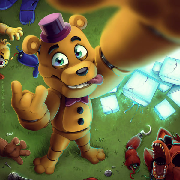 Of course fredbear will be the cover, fredbear fnaf 4